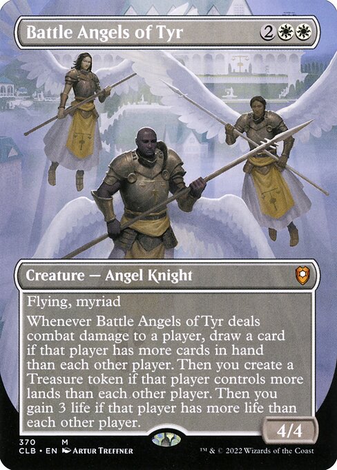 Battle Angels of Tyr (Borderless) - Commander Legends: Battle for Baldur's Gate #370