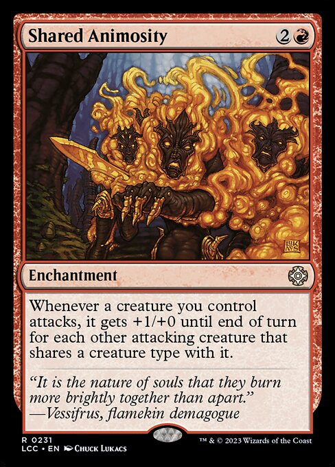 Shared Animosity - The Lost Caverns of Ixalan Commander #231