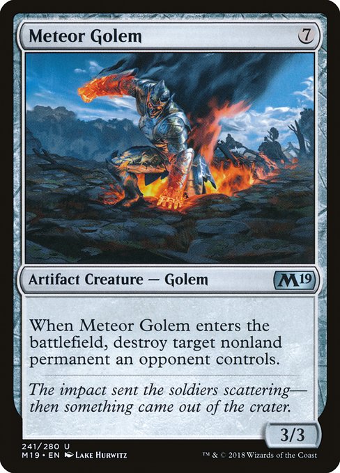 Meteor Golem - Core Set 2019 #241