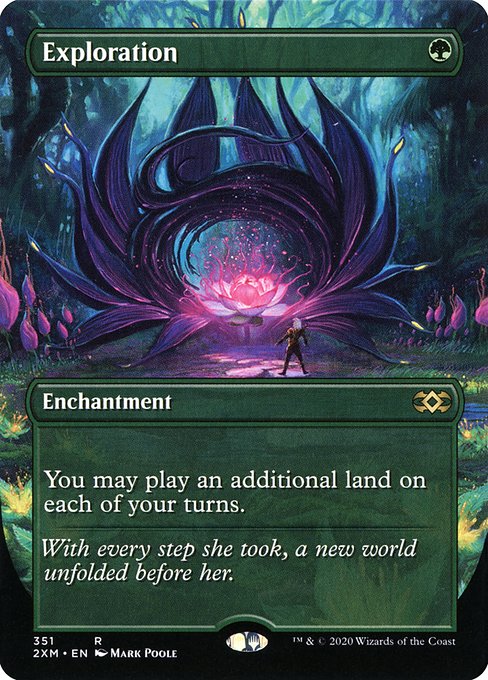 Exploration (Borderless) - Double Masters #351