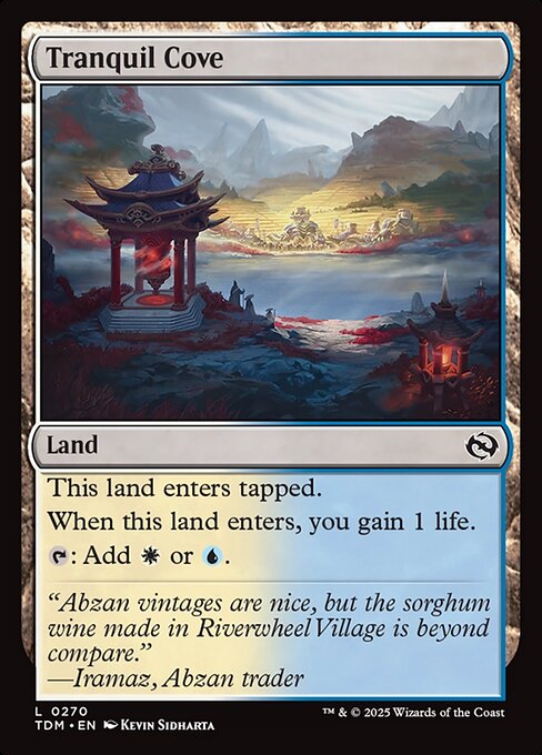 Tranquil Cove - Tarkir: Dragonstorm:  - 270 - Near Mint Foil