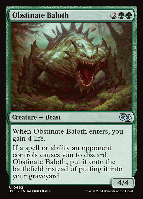 Obstinate Baloth - Foundations Jumpstart #692