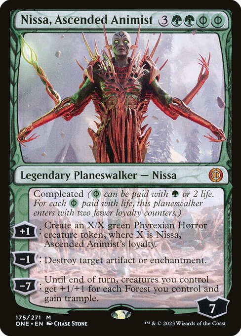 Nissa, Ascended Animist - Phyrexia: All Will Be One #175
