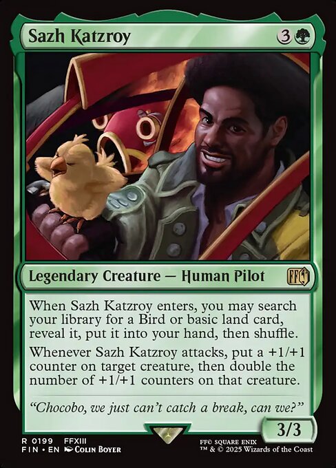 Sazh Katzroy - FINAL FANTASY:  - 199 - Near Mint