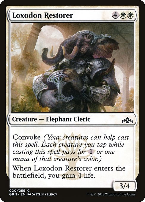 Loxodon Restorer - Guilds of Ravnica #20