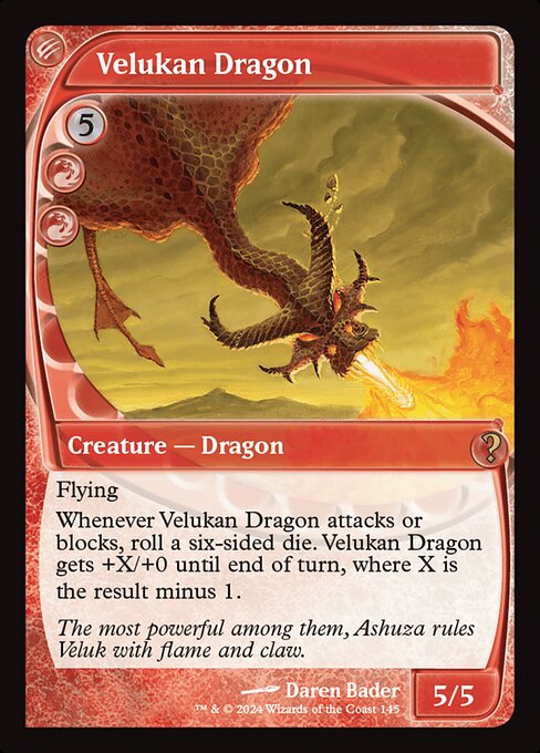 Velukan Dragon (Future Sight) - Mystery Booster 2 #145