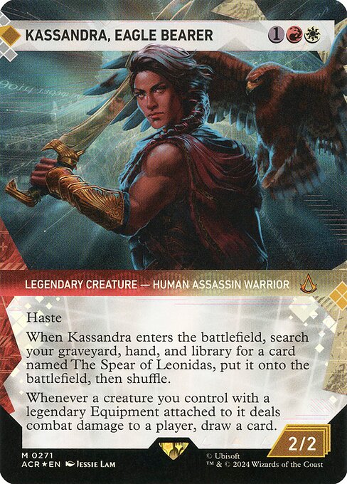 Kassandra, Eagle Bearer (Showcase) (Textured Foil) - Assassin's Creed #271