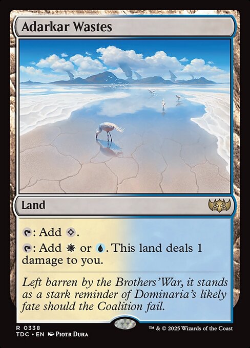 Adarkar Wastes - Tarkir: Dragonstorm Commander #338
