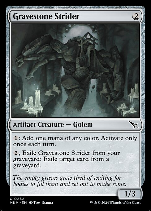 Gravestone Strider - Murders at Karlov Manor #252
