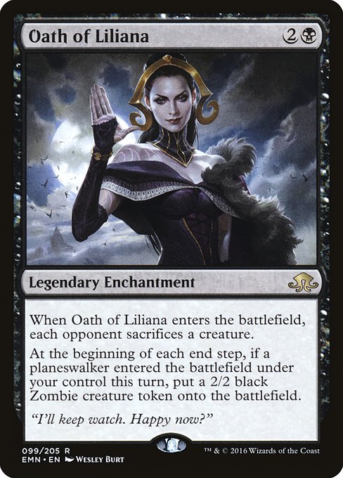Oath of Liliana - Eldritch Moon #99