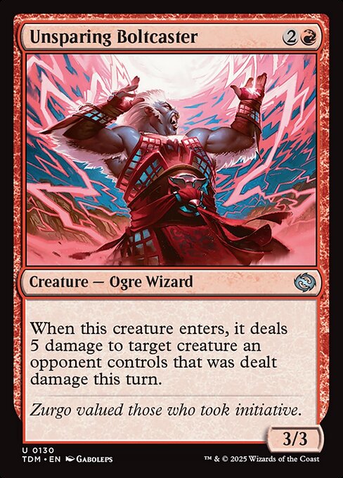 Unsparing Boltcaster - Tarkir: Dragonstorm #130