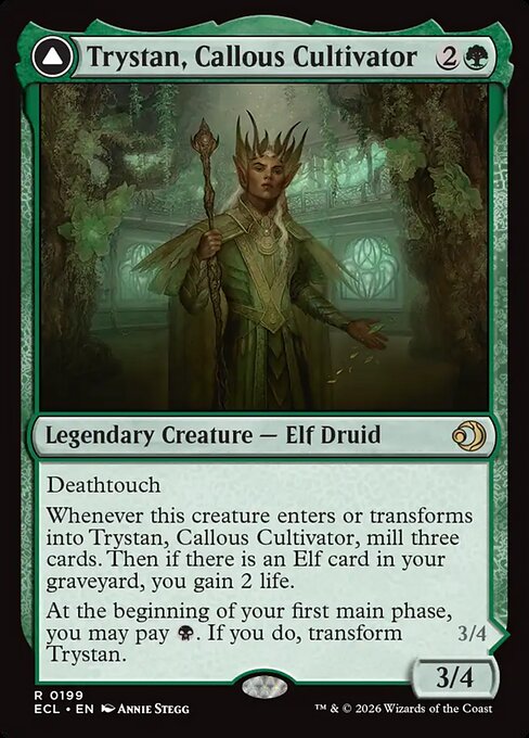 Trystan, Callous Cultivator - Lorwyn Eclipsed #199