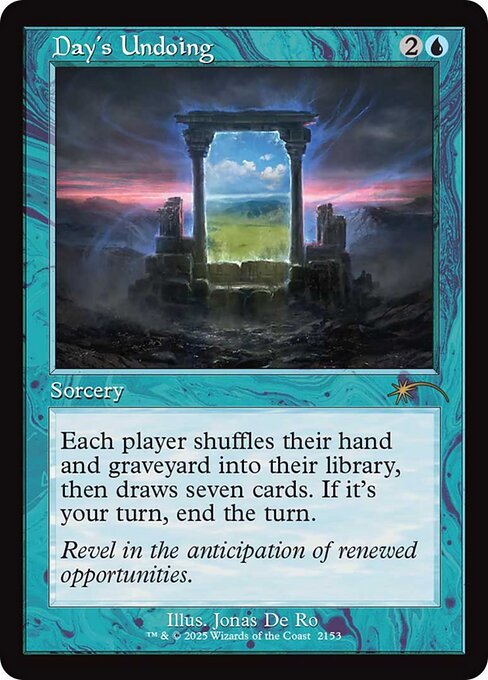 Day's Undoing (Retro Frame) - Secret Lair Drop #2153