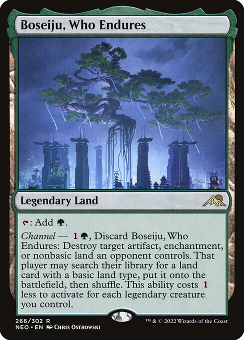 Boseiju, Who Endures - Kamigawa: Neon Dynasty #266