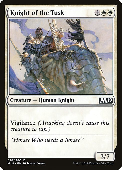 Knight of the Tusk - Core Set 2019 #18