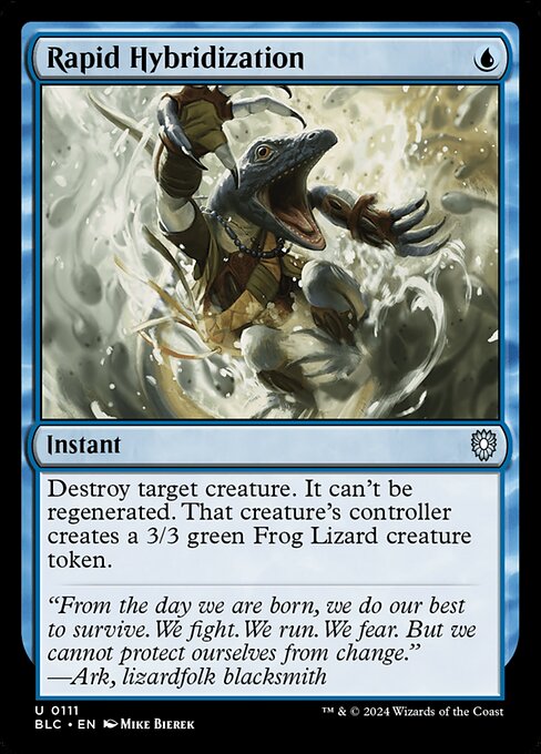 Rapid Hybridization - Bloomburrow Commander #111