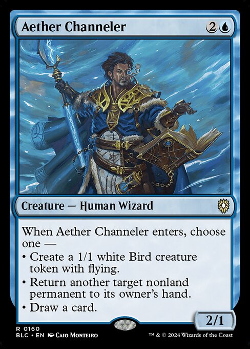 Aether Channeler - Bloomburrow Commander #160