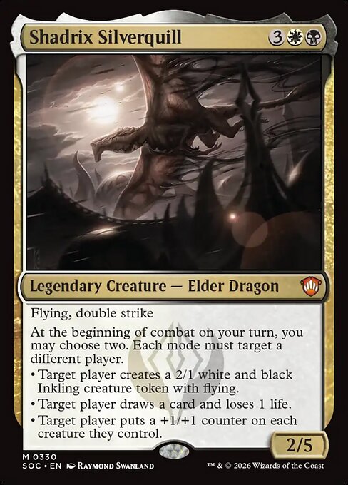 Shadrix Silverquill - Secrets of Strixhaven Commander #330