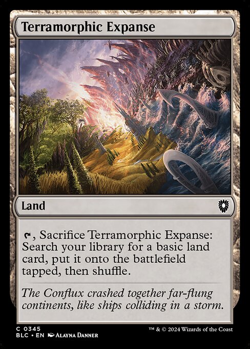 Terramorphic Expanse - Bloomburrow Commander #345