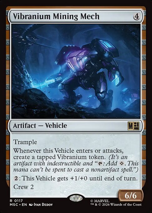 Vibranium Mining Mech - Marvel Super Heroes Commander #117