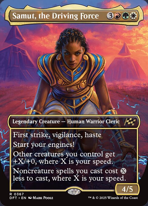 Samut, the Driving Force (Borderless) - Aetherdrift #367