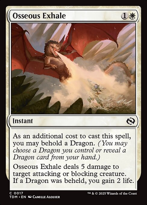 Osseous Exhale - Tarkir: Dragonstorm #17