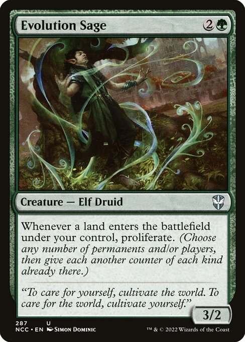 Evolution Sage - New Capenna Commander #287