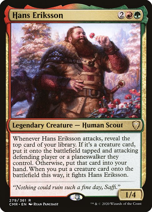 Hans Eriksson - Commander Legends #279