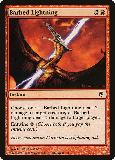 Barbed Lightning - Darksteel #55