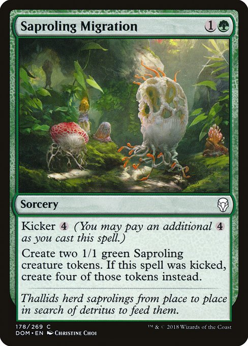Saproling Migration - Dominaria #178