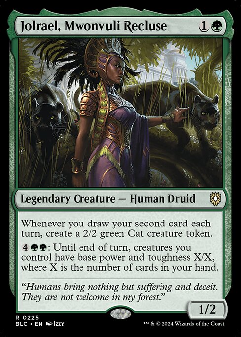 Jolrael, Mwonvuli Recluse - Bloomburrow Commander #225