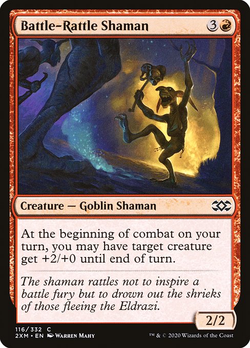 Battle-Rattle Shaman - Double Masters #116