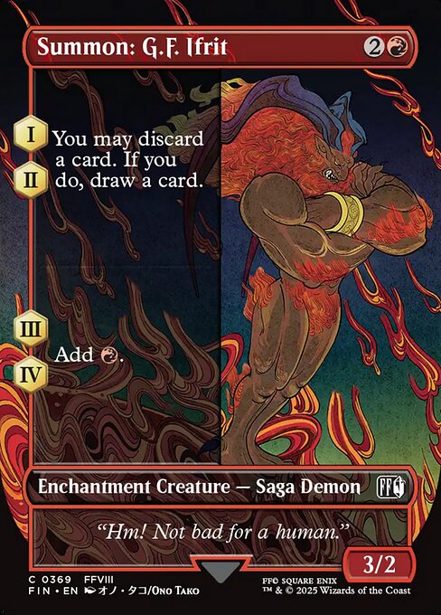 Summon: G.F. Ifrit (Borderless) - Final Fantasy #369