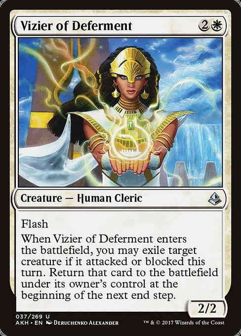 Vizier of Deferment - Amonkhet #37