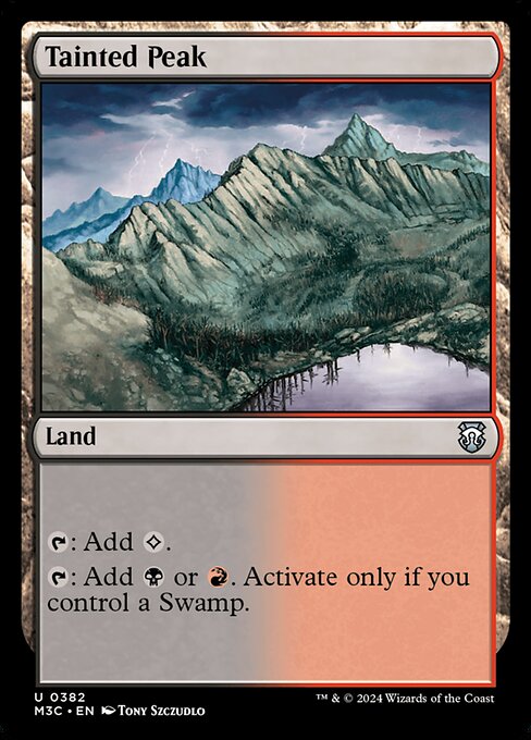 Tainted Peak - Modern Horizons 3 Commander #382