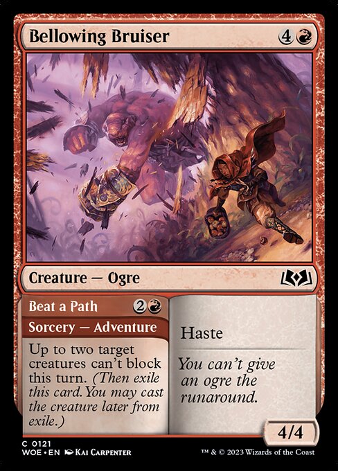 Bellowing Bruiser - Wilds of Eldraine #121