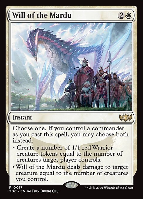 Will of the Mardu - Tarkir: Dragonstorm Commander #17