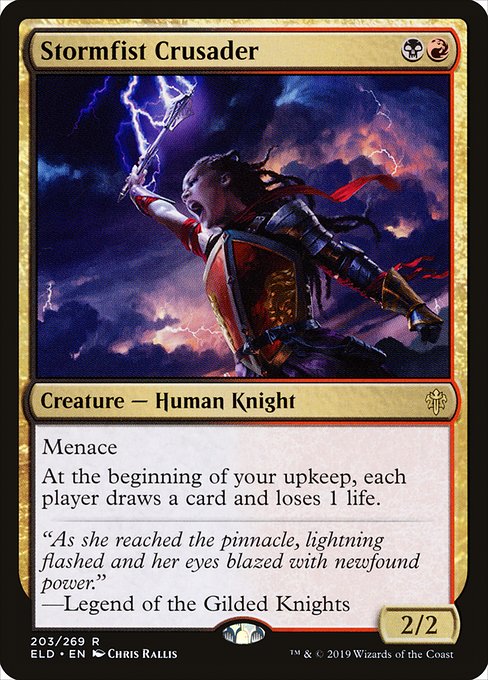 Stormfist Crusader - Throne of Eldraine #203
