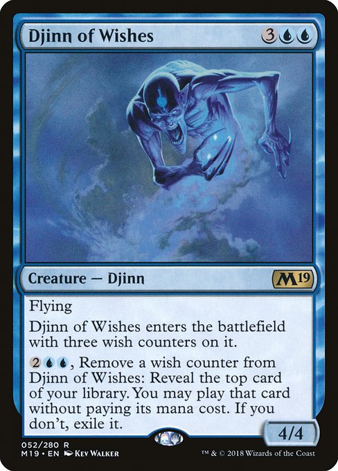 Djinn of Wishes - Core Set 2019 #52