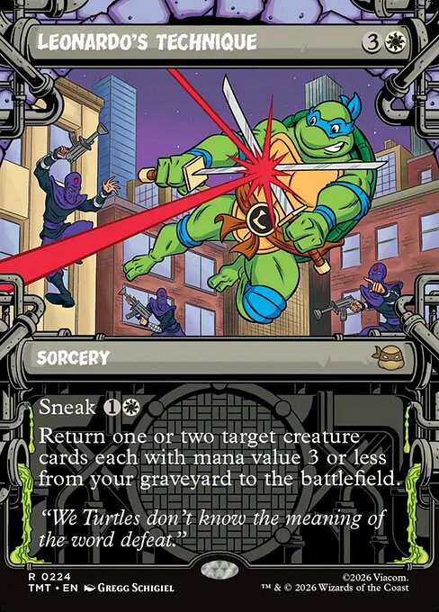 Leonardo's Technique (Showcase) - Teenage Mutant Ninja Turtles #224