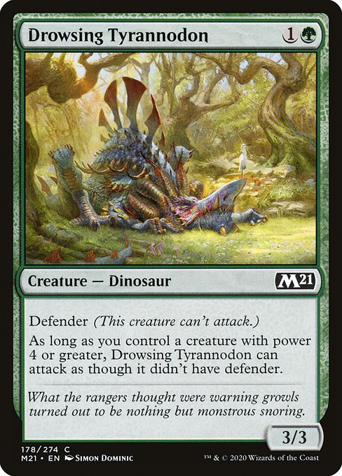 Drowsing Tyrannodon - Core Set 2021 #178