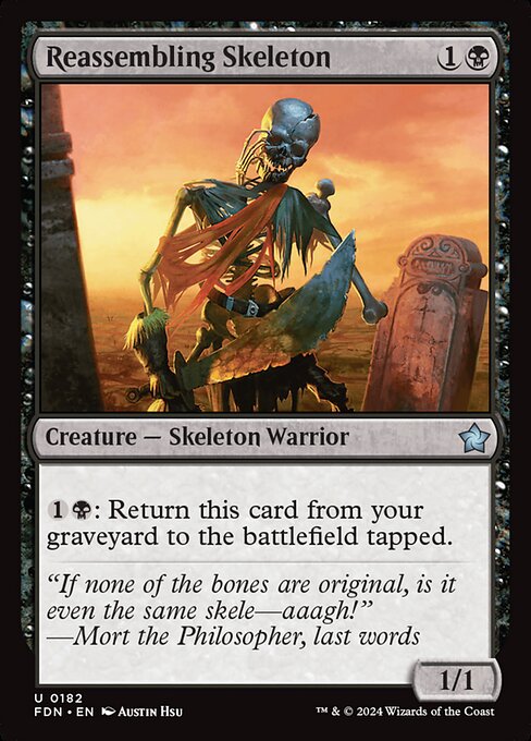Reassembling Skeleton - Foundations #182