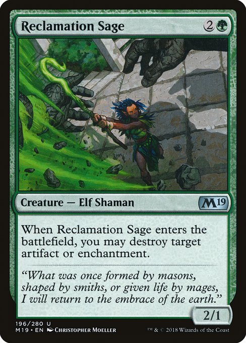 Reclamation Sage - Core Set 2019 #196