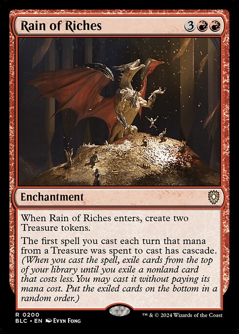 Rain of Riches - Bloomburrow Commander #200