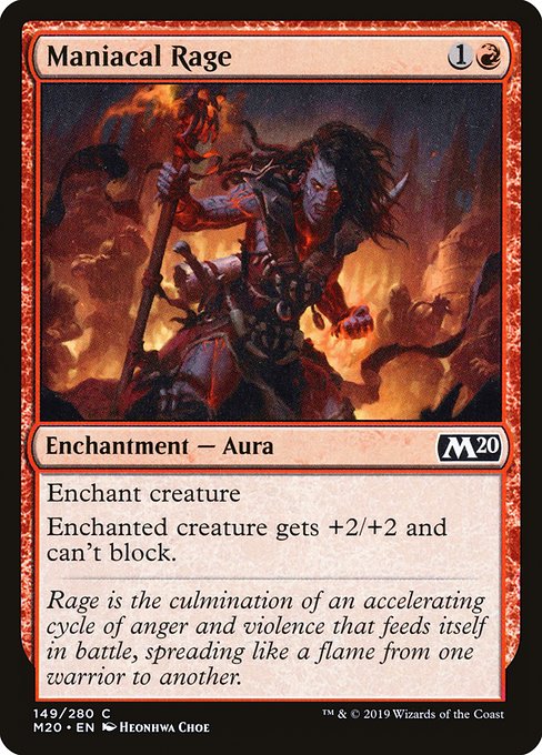 Maniacal Rage - Core Set 2020 #149