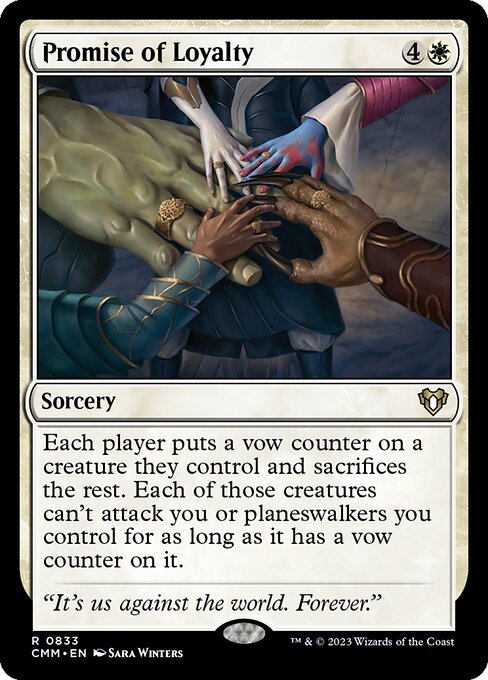 Promise of Loyalty - Commander Masters #833