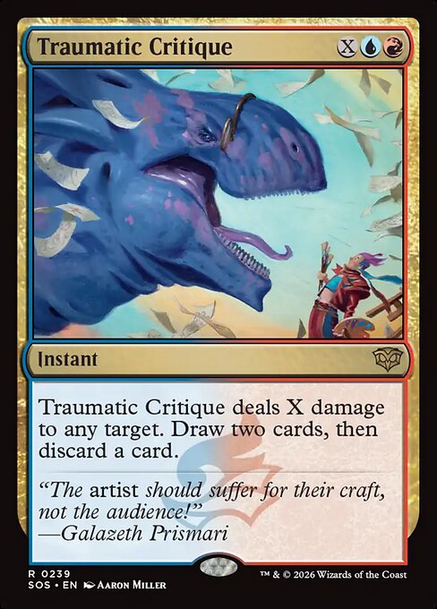 Traumatic Critique - Secrets of Strixhaven #239