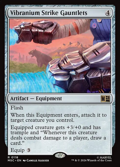Vibranium Strike Gauntlets - Marvel Super Heroes Commander #118
