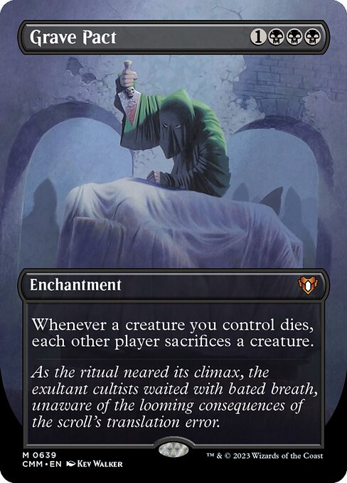 Grave Pact (Borderless) - Commander Masters #639