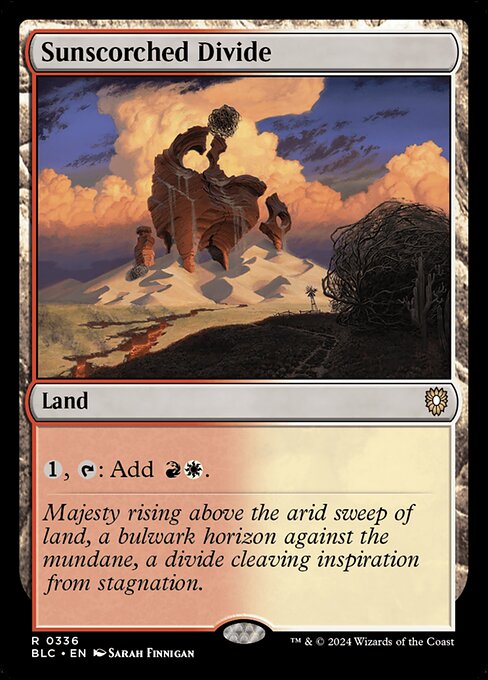 Sunscorched Divide - Bloomburrow Commander #336